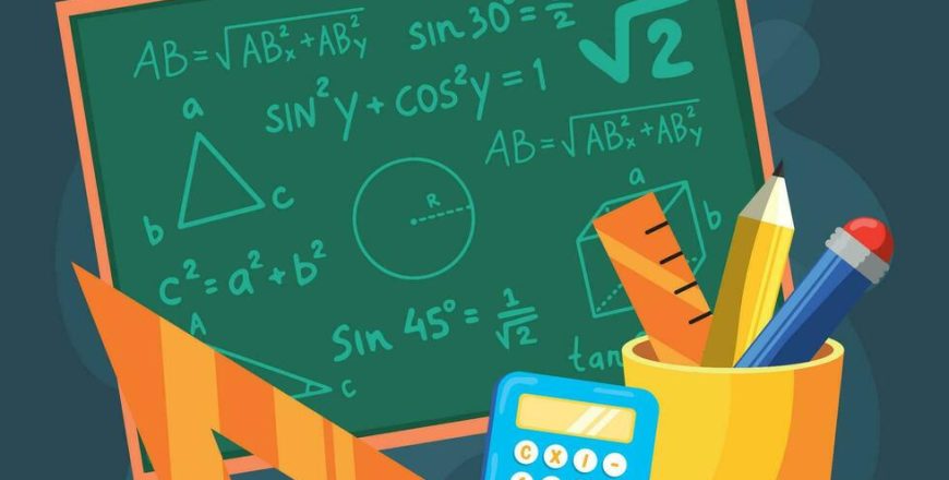 cartoon-math-class-concept-background-illustration-vector
